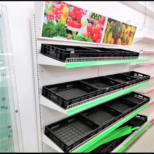 Supermarket Vegetable and Fruit Rack